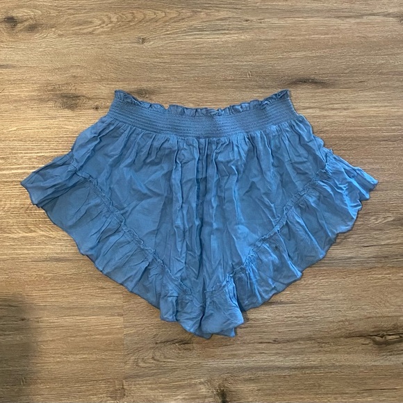 Free People Blue Shorts - Picture 2 of 4